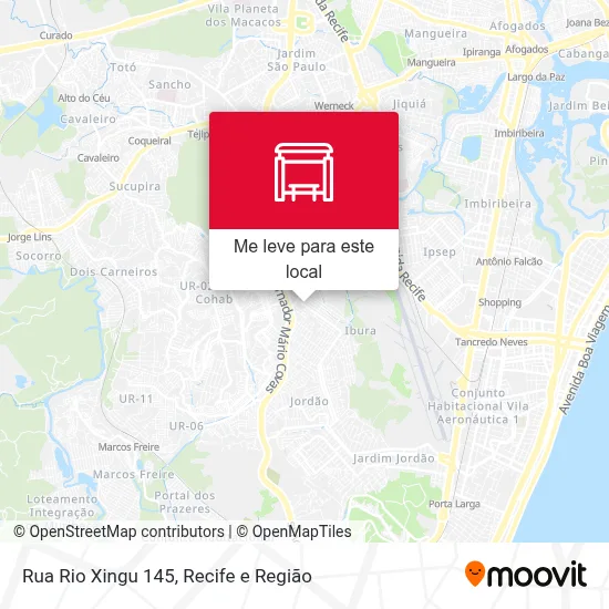 Rua Rio Xingu 145 mapa