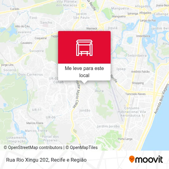 Rua Rio Xingu 202 mapa
