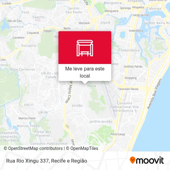Rua Rio Xingu 337 mapa