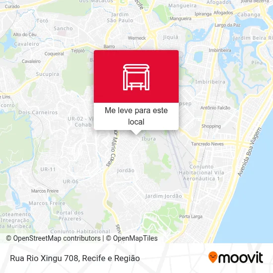 Rua Rio Xingu 708 mapa