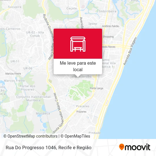 Rua Do Progresso 1046 mapa