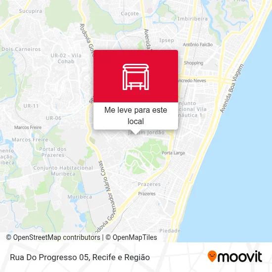 Rua Do Progresso 05 mapa