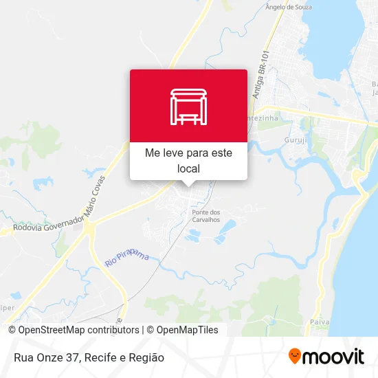Rua Onze 37 mapa