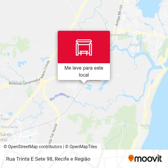Rua Trinta E Sete 98 mapa