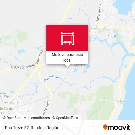 Rua Treze 52 mapa