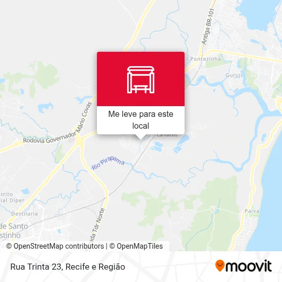Rua Trinta 23 mapa