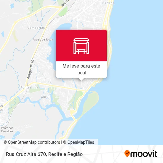 Rua Cruz Alta 670 mapa