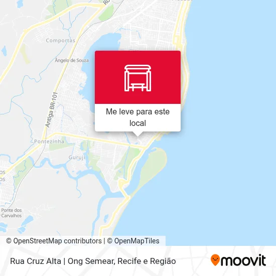 Rua Cruz Alta | Ong Semear mapa
