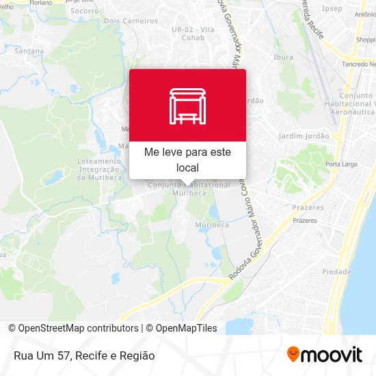 Rua Um 57 mapa