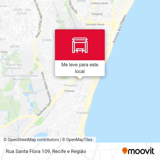 Rua Santa Flora 109 mapa