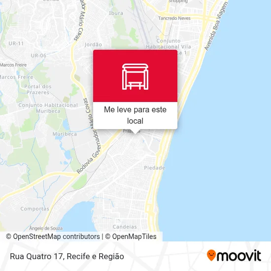 Rua Quatro 17 mapa