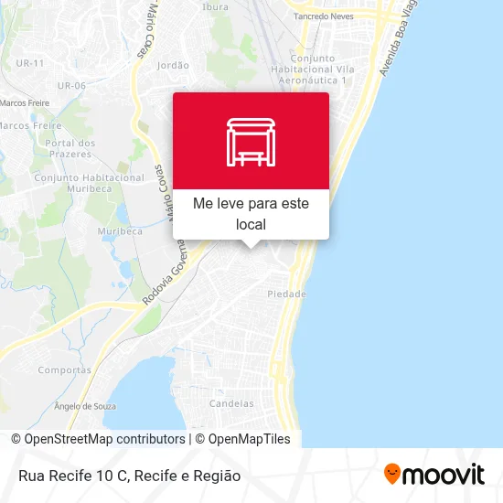 Rua Recife 10 C mapa
