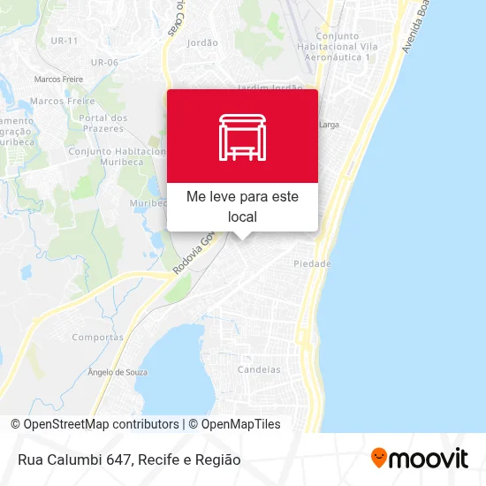 Rua Calumbi 647 mapa