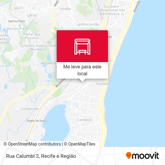 Rua Calumbi 2 mapa