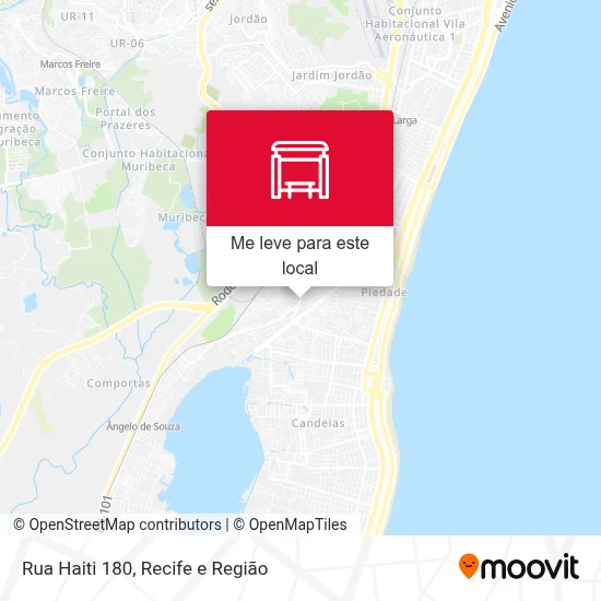 Rua Haiti 180 mapa