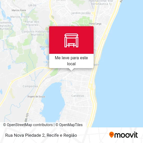 Rua Nova Piedade 2 mapa