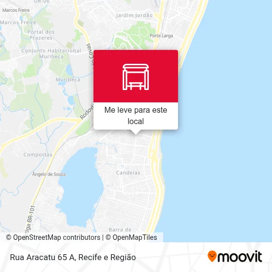 Rua Aracatu 65 A mapa
