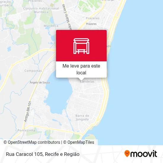 Rua Caracol 105 mapa
