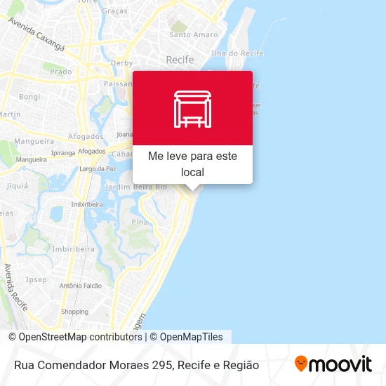 Rua Comendador Moraes 295 mapa