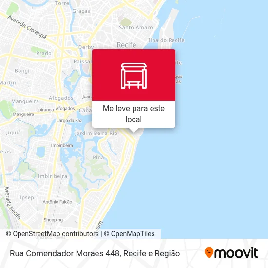 Rua Comendador Moraes 448 mapa