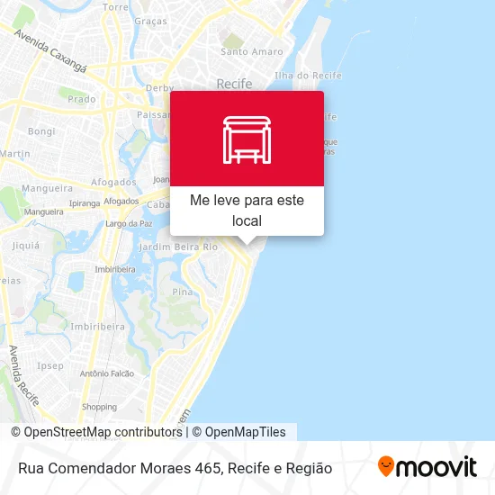 Rua Comendador Moraes 465 mapa
