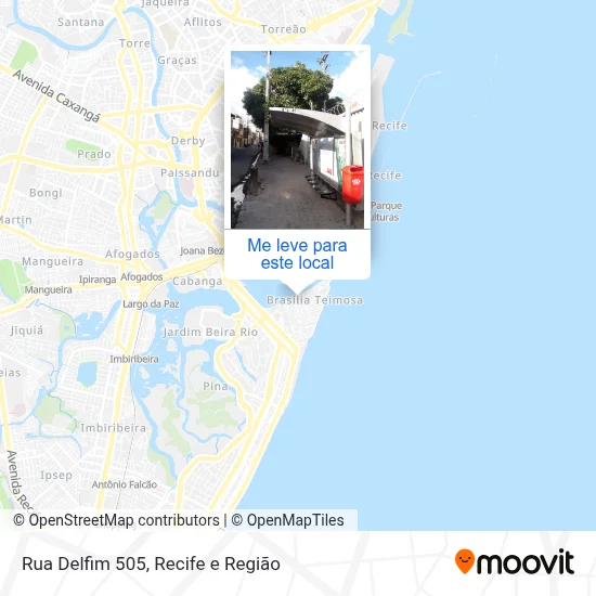 Rua Delfim 505 mapa