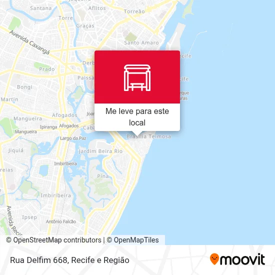 Rua Delfim 668 mapa