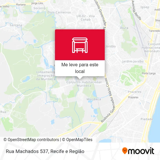 Rua Machados 537 mapa