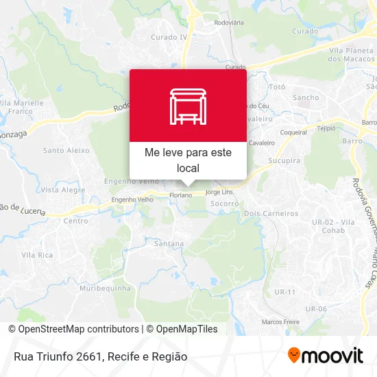 Rua Triunfo 2661 mapa