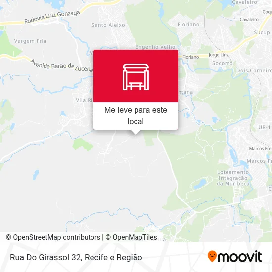 Rua Do Girassol 32 mapa