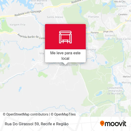 Rua Do Girassol 59 mapa