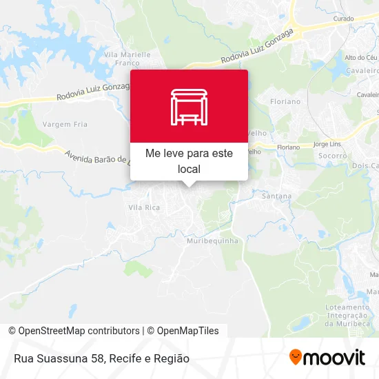 Rua Suassuna 58 mapa