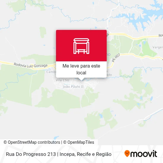Rua Do Progresso 213 | Incepa mapa
