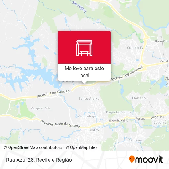 Rua Azul 28 mapa