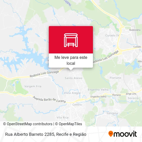 Rua Alberto Barreto 2285 mapa