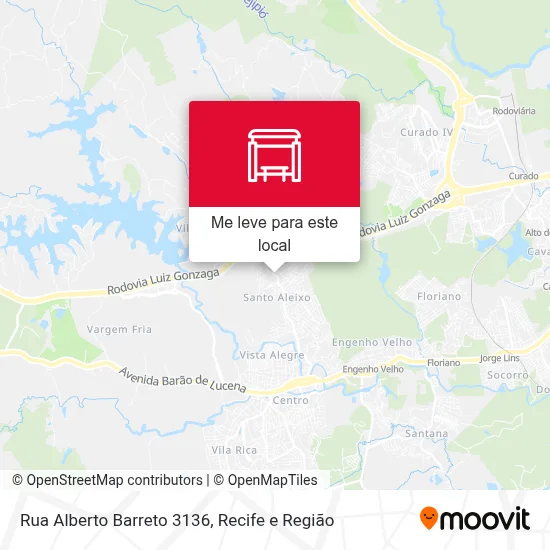 Rua Alberto Barreto 3136 mapa