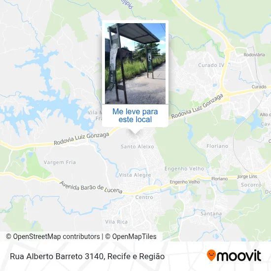 Rua Alberto Barreto 3140 mapa