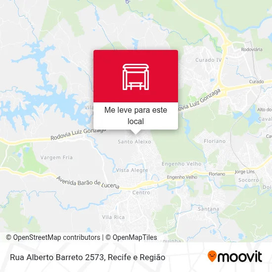 Rua Alberto Barreto 2573 mapa