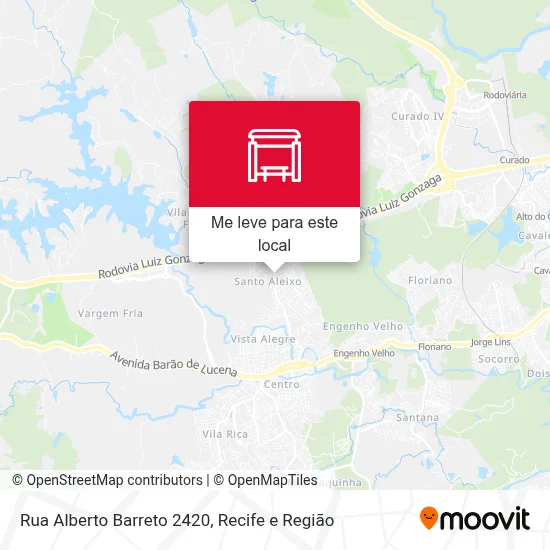 Rua Alberto Barreto 2420 mapa