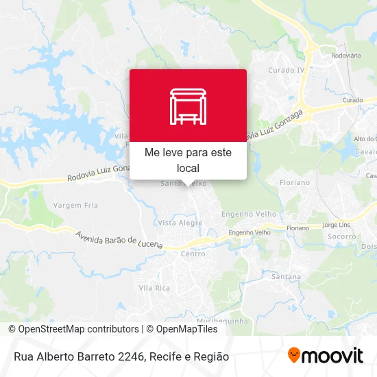Rua Alberto Barreto 2246 mapa