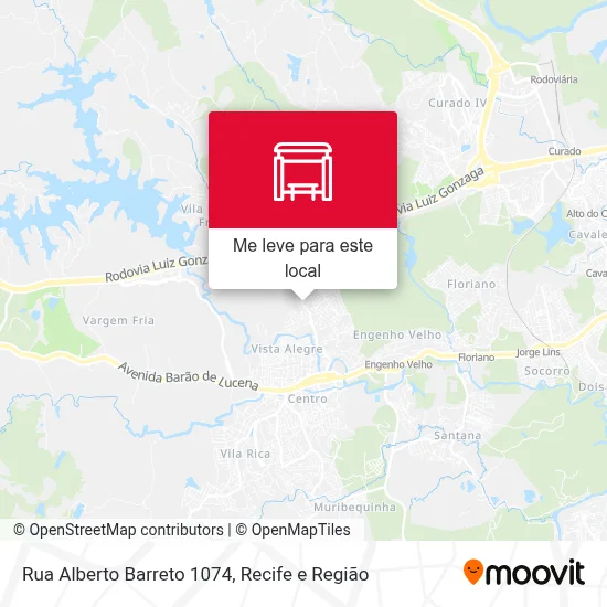 Rua Alberto Barreto 1074 mapa