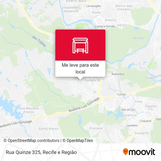 Rua Quinze 325 mapa