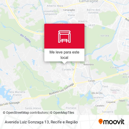 Avenida Luiz Gonzaga 13 mapa