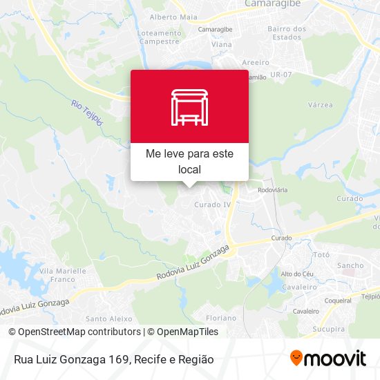 Rua Luiz Gonzaga 169 mapa
