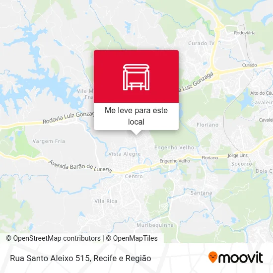 Rua Santo Aleixo 515 mapa