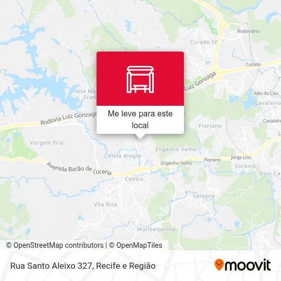 Rua Santo Aleixo 327 mapa