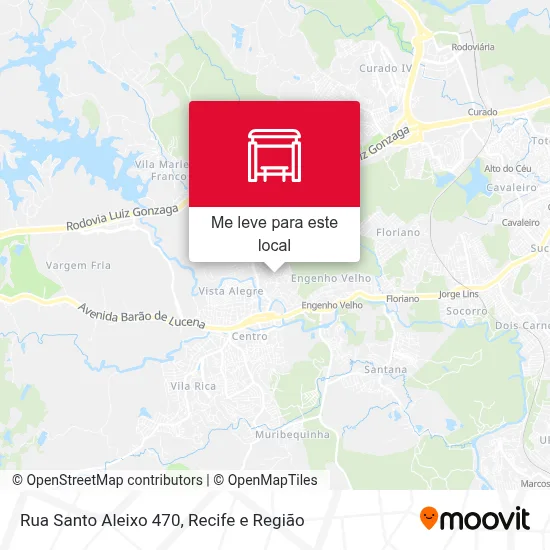 Rua Santo Aleixo 470 mapa