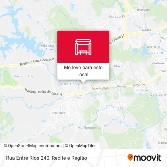 Rua Entre Rios 240 mapa