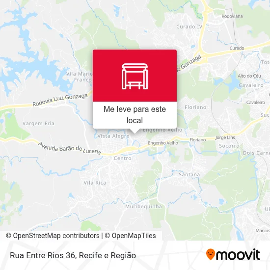 Rua Entre Rios 36 mapa