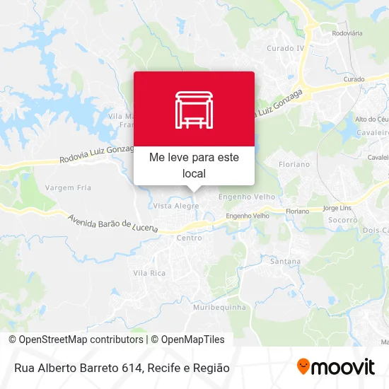 Rua Alberto Barreto 614 mapa